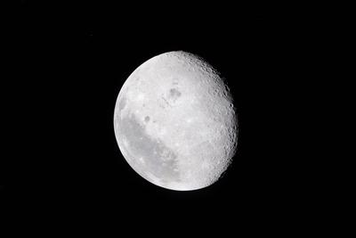 Moon far side, departing gibbous